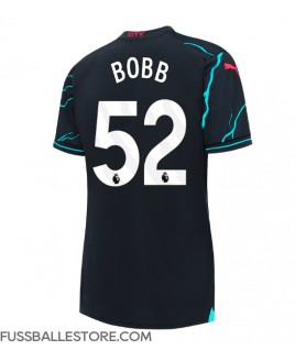 Günstige Manchester City Oscar Bobb #52 3rd trikot Damen 2023-24 Kurzarm